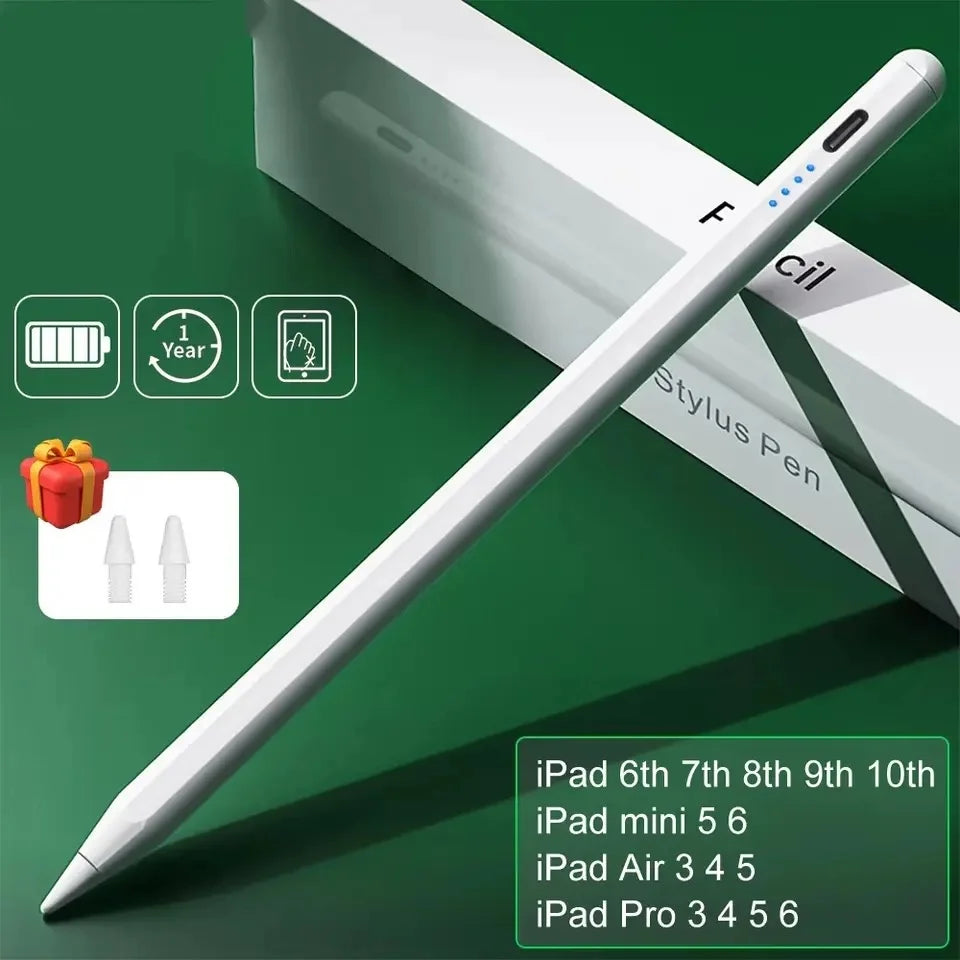For Apple Pencil 2 1 Palm Rejection Power Display iPad Accessories iPad 2022 2021 2020 2019 2018 Pro 11 12.9 Air Mini Stylus Pen