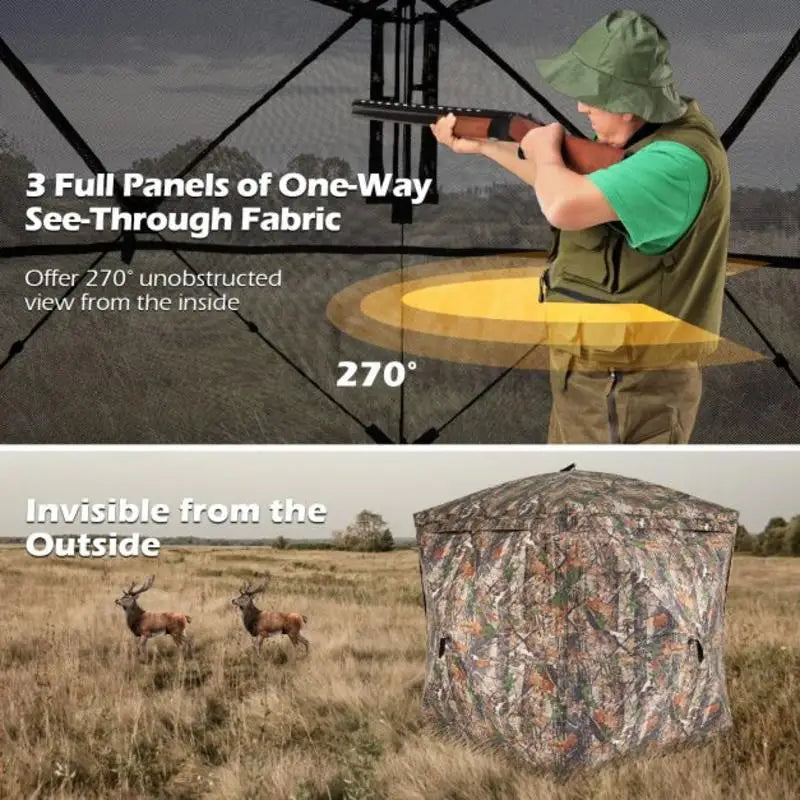 270° See Through Hunting Blind Tent