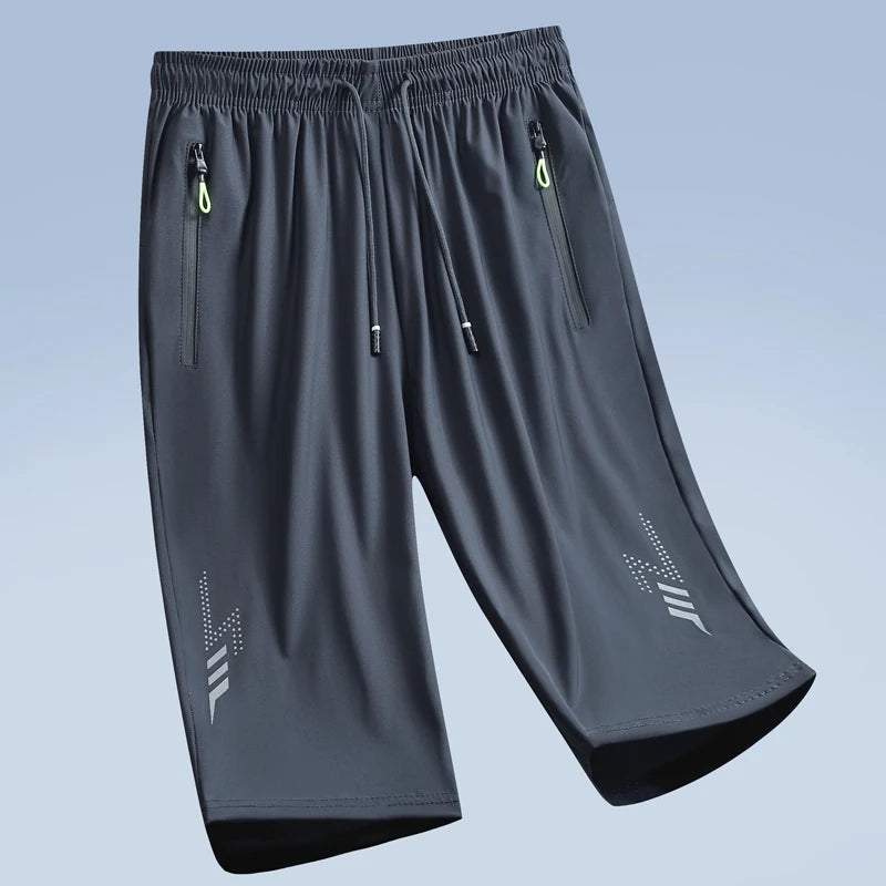 3XL Quick Dry Jogging Fitness Shorts Men Summer Sports Bottoms Thin Breathable Beach Short Pants Male Running Shorts Lightweight