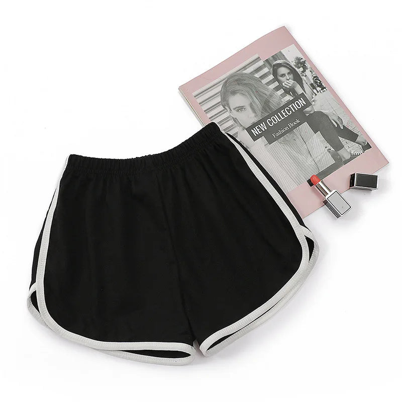 Elastic Shorts for Women, Loose Fitting, Quick Drying, Summer Thin Running, Fitness, Leisure, and Anti External Wear. Instagram