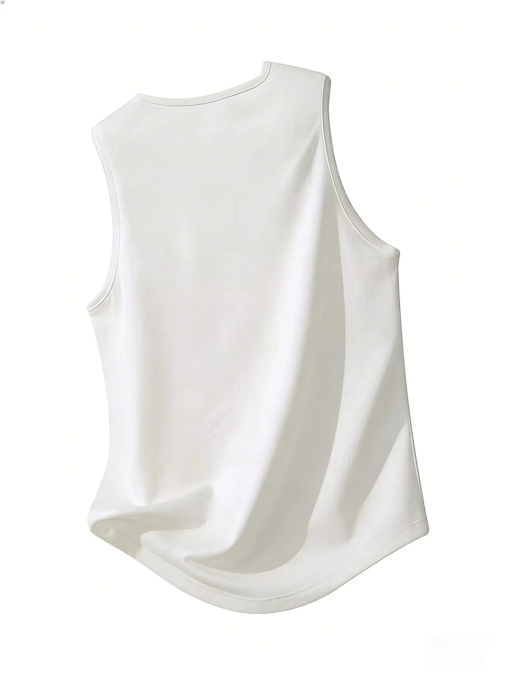 Men's "I'M NOT FAT" vest, a summer oversized loose sleeveless shirt, suitable for fitness, exercise and training.